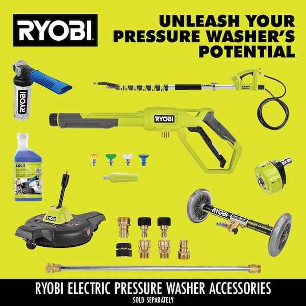 ryobi 2000 psi pressure washer parts diagram