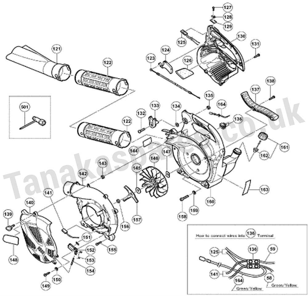 ryobi gas blower parts diagram