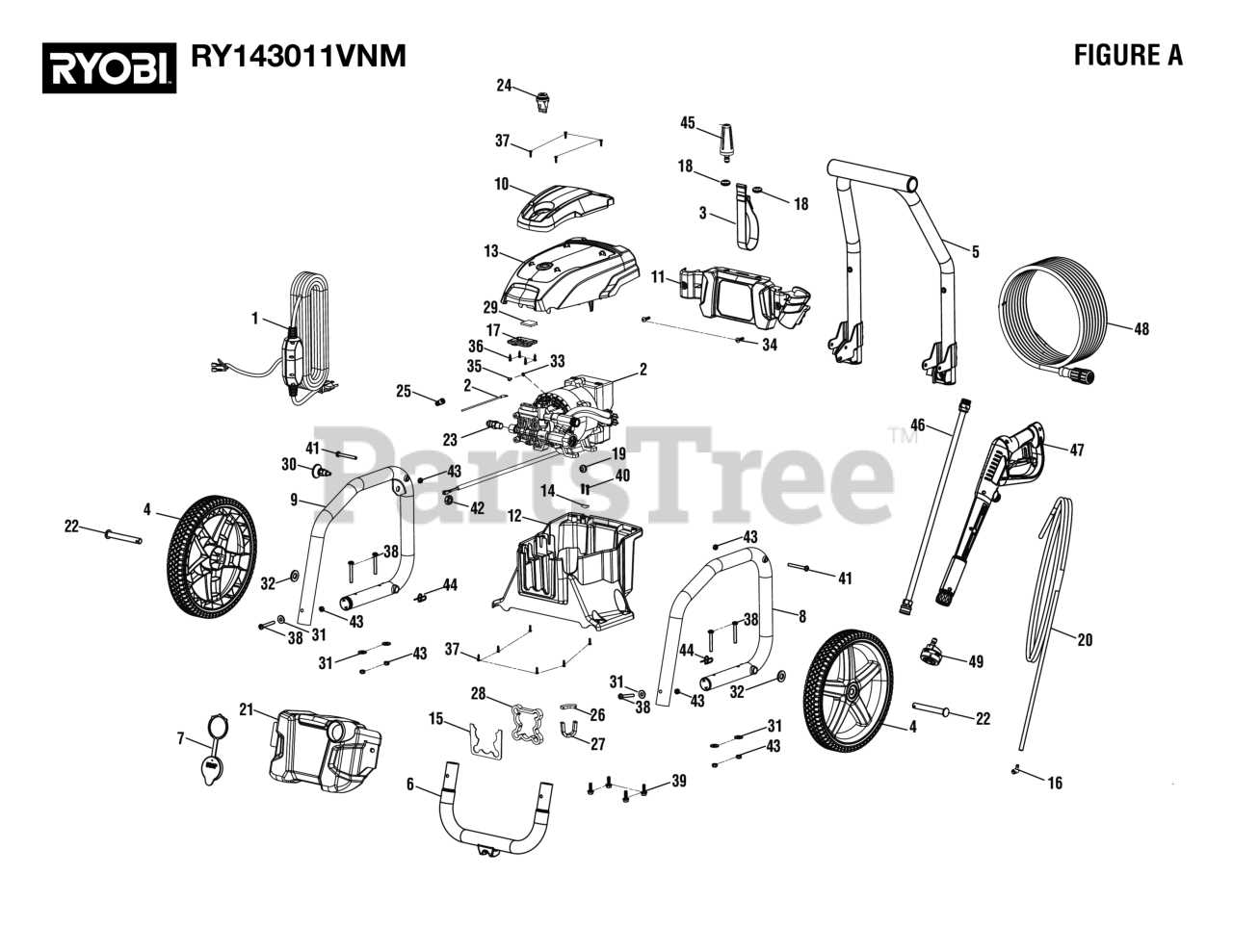 ryobi pblsv717 parts diagram