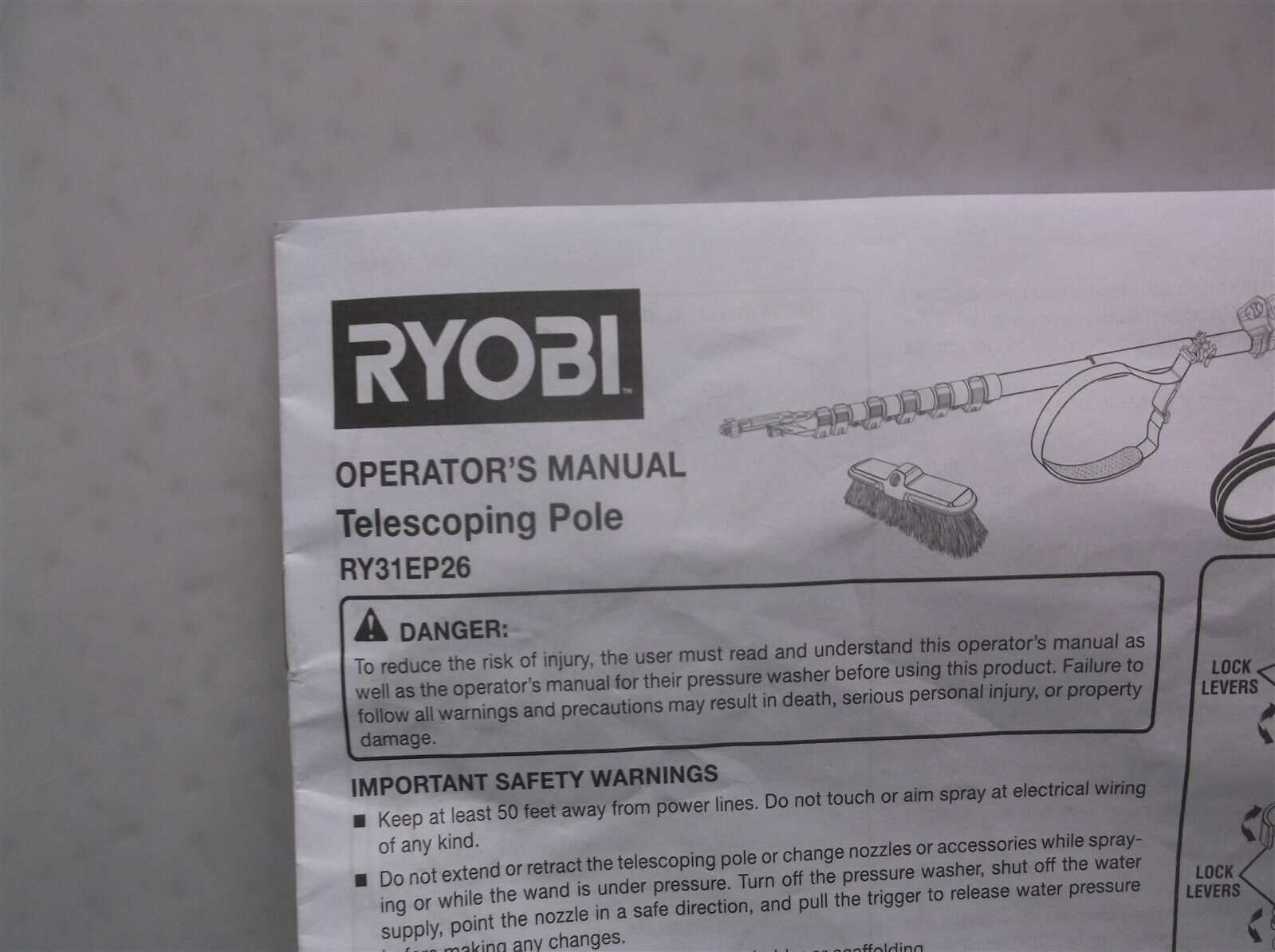 ryobi pressure washer parts diagram