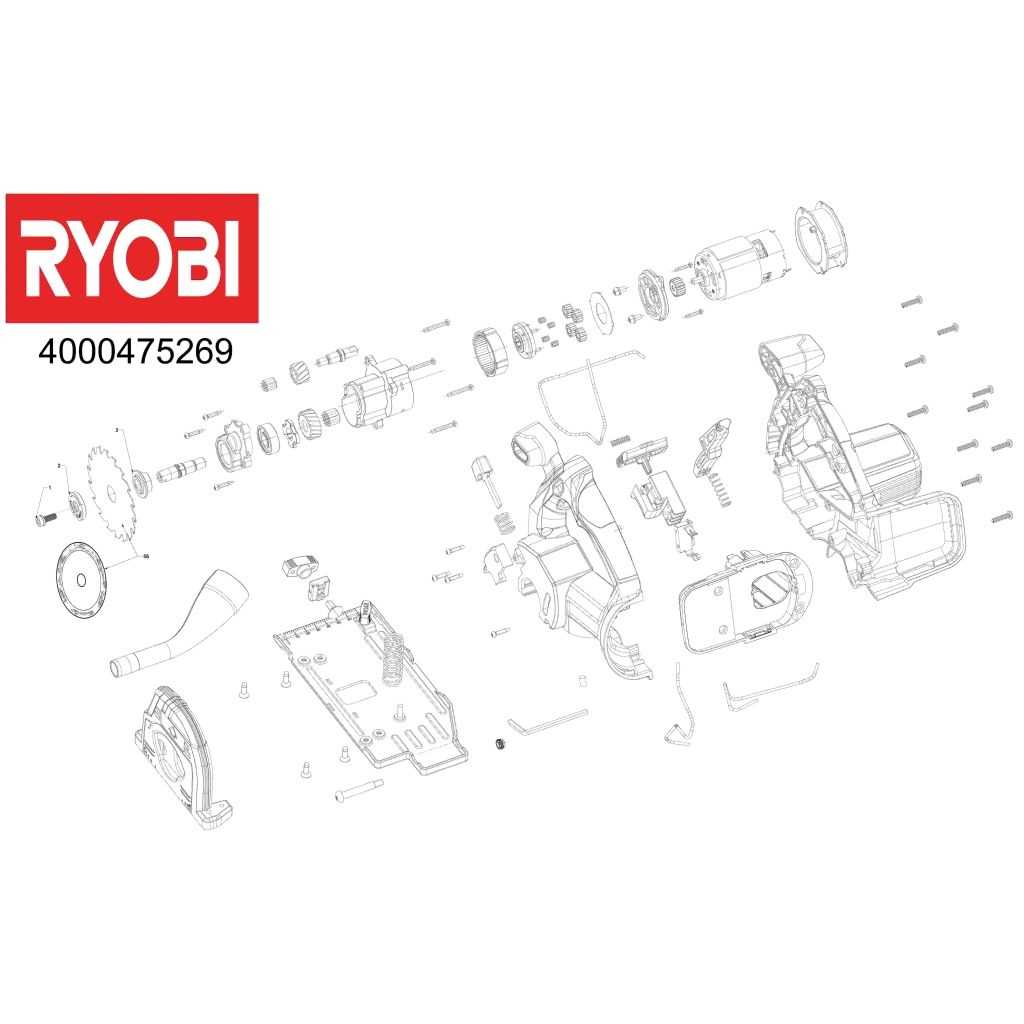 ryobi reciprocating saw parts diagram