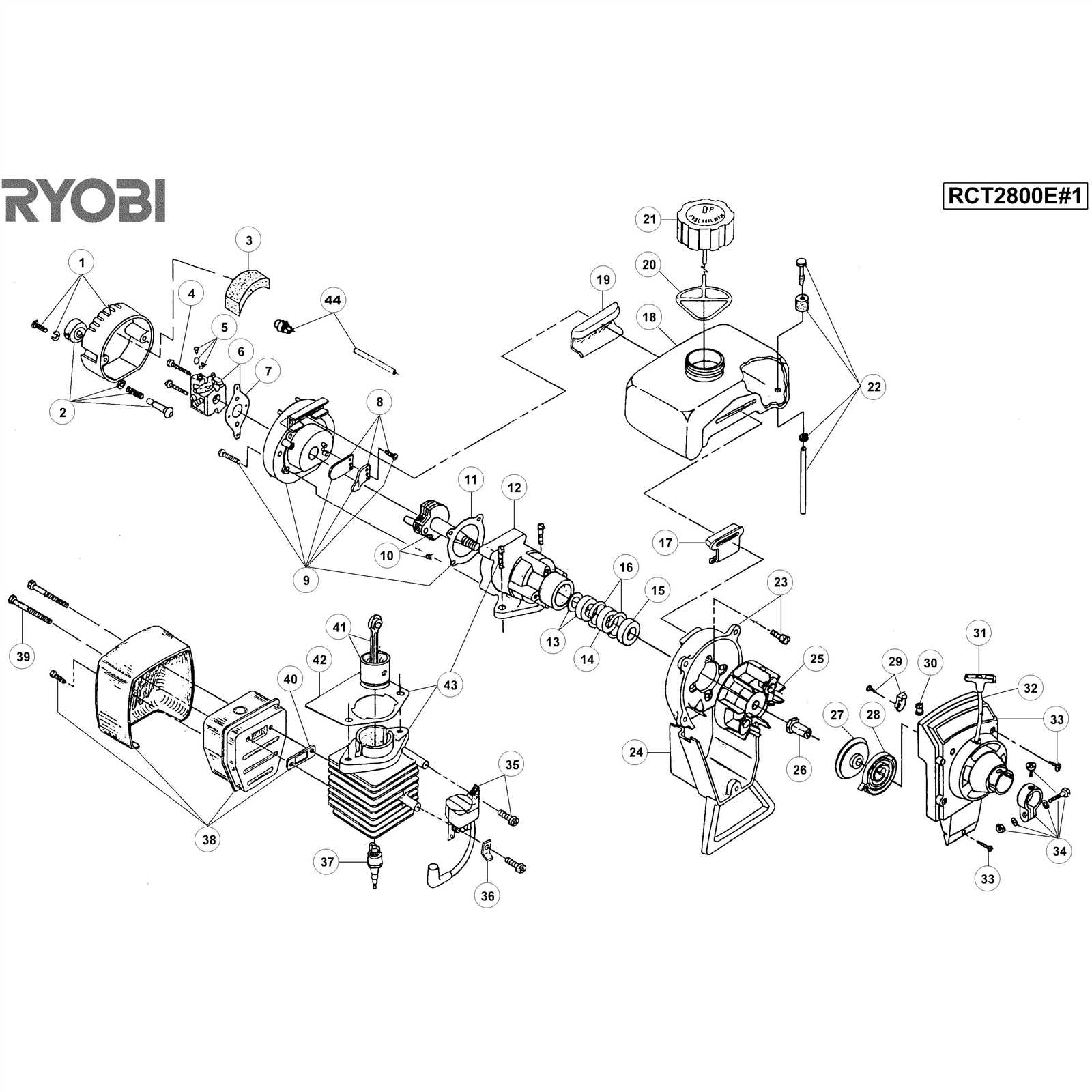 ryobi rm480e parts diagram