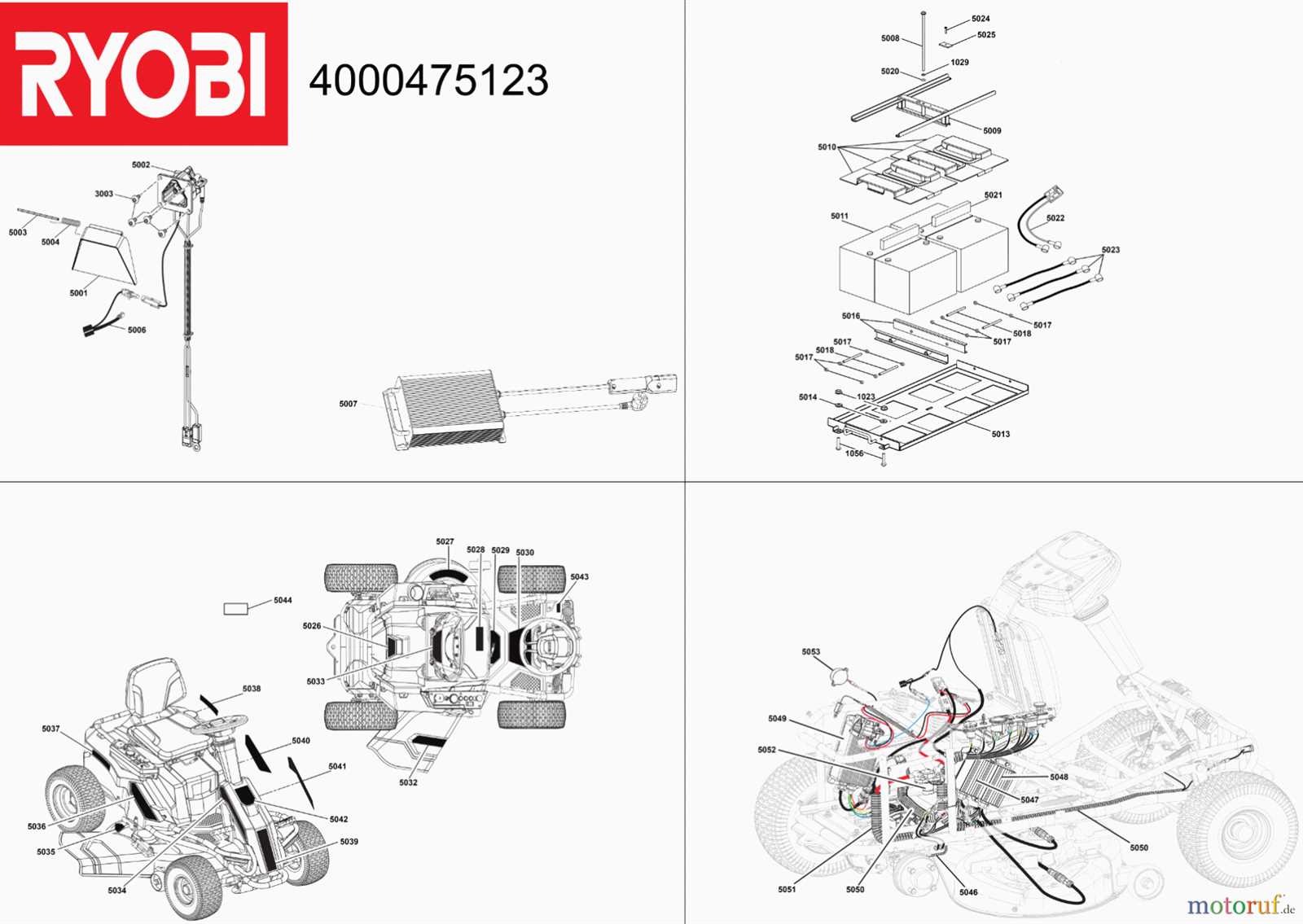 ryobi rm480e parts diagram