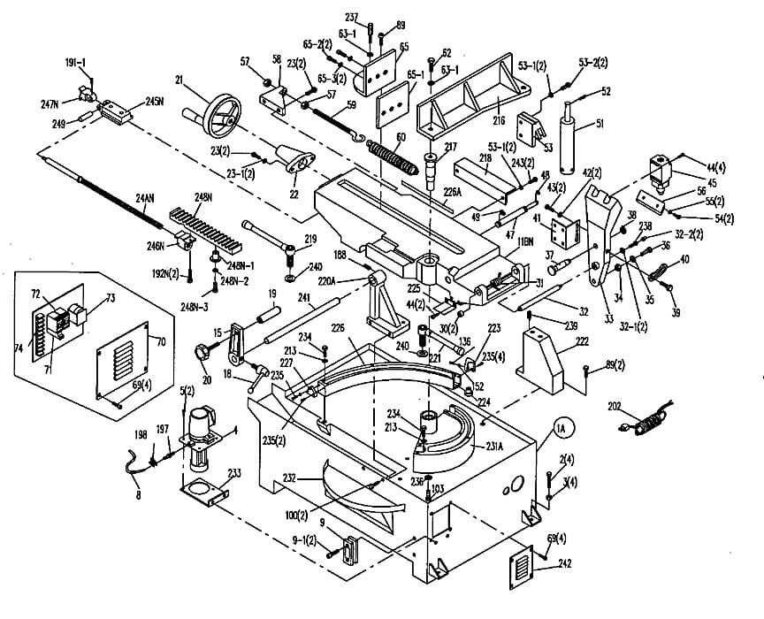 ryobi scroll saw parts diagram