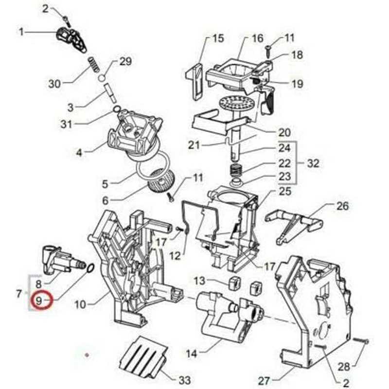 saeco magic comfort plus parts diagram