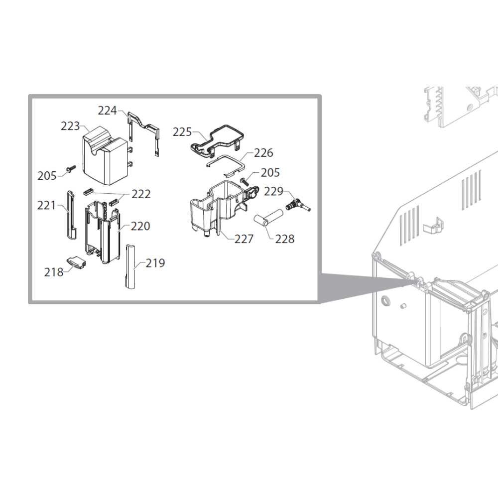 saeco minuto parts diagram