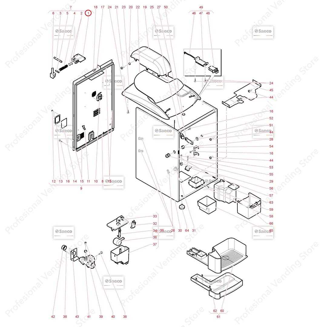 saeco xsmall parts diagram