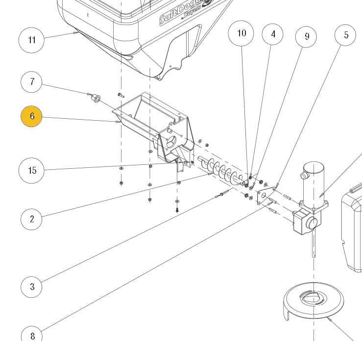 saltdogg salt spreader parts diagram