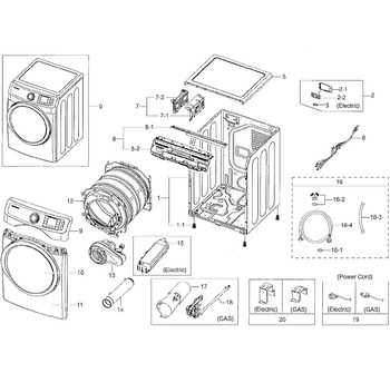 samsung dryer parts diagram