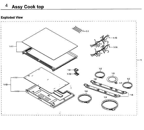 samsung electric range parts diagram