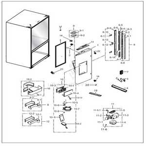 samsung french door refrigerator parts diagram