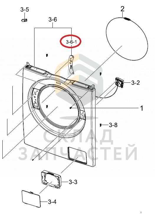 samsung washing machine parts diagram