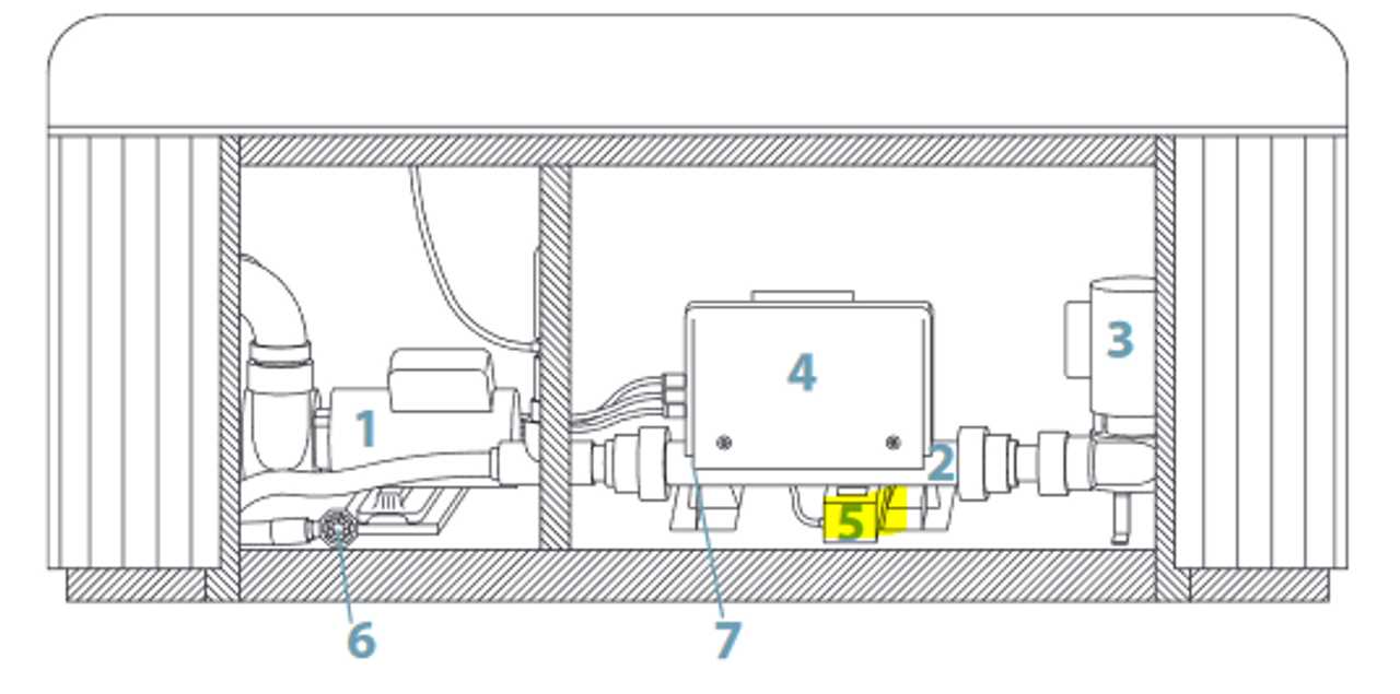 saratoga spa parts diagram