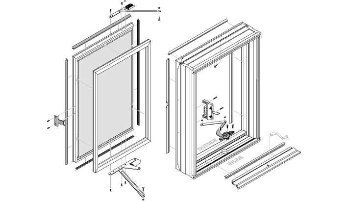 sash window parts diagram