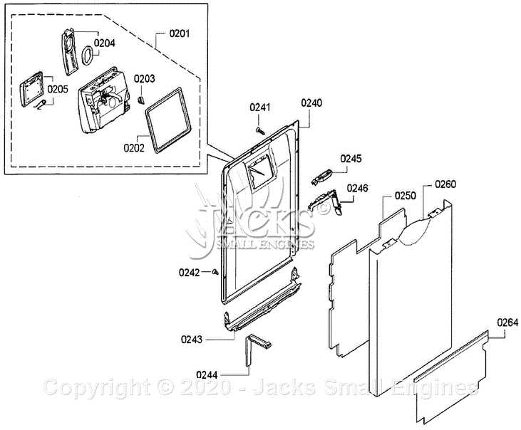 schematic bosch dishwasher parts diagram