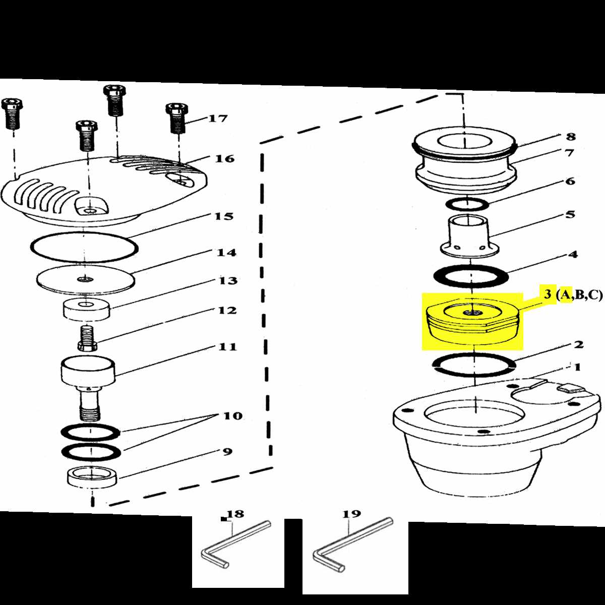 schematic dometic 300 rv toilet parts diagram