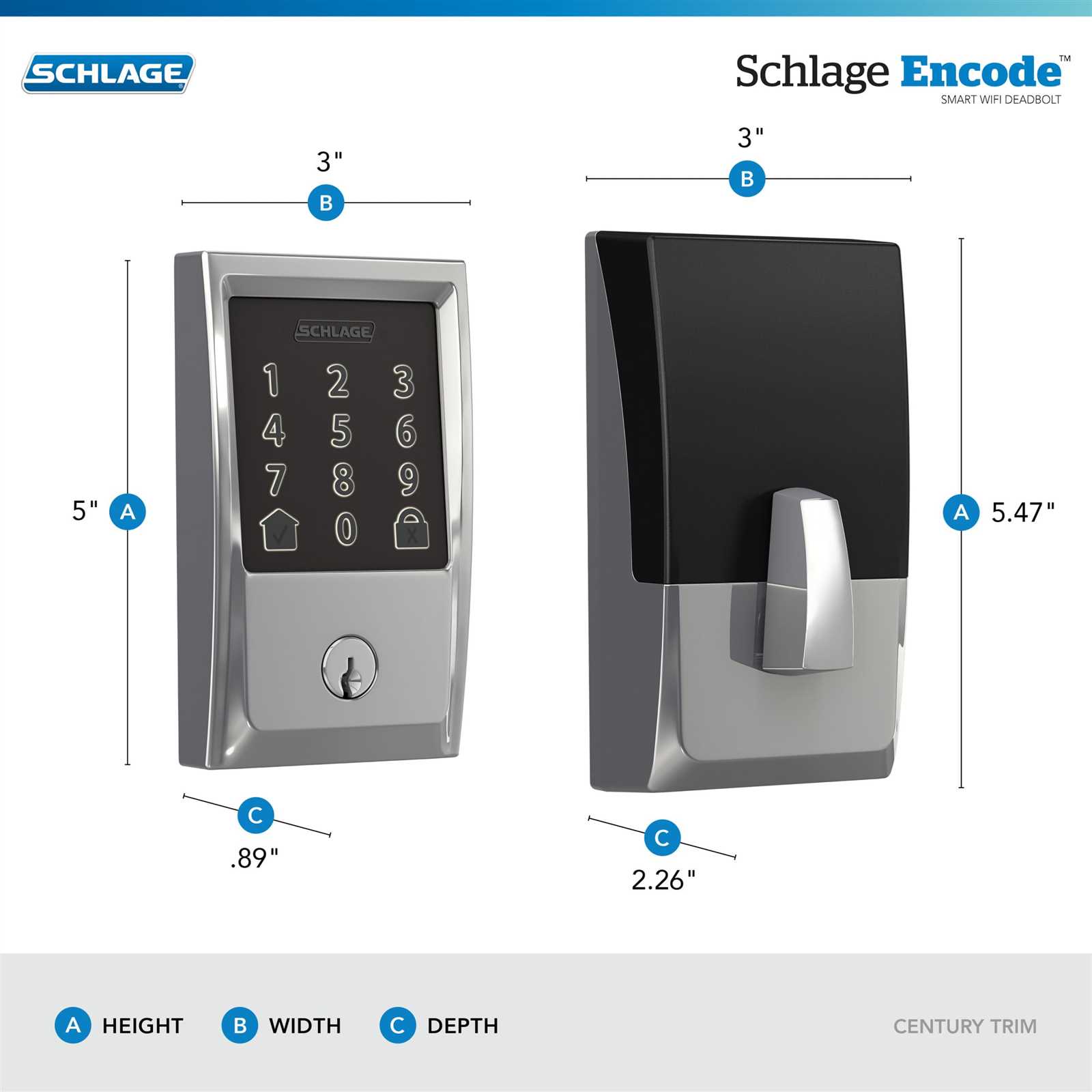 schlage encode parts diagram