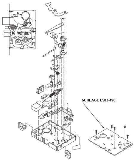 schlage parts diagram