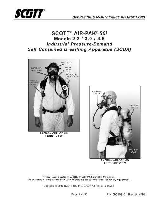 scott 4.5 scba parts diagram