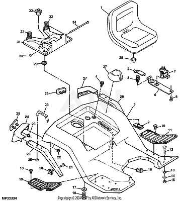 scotts riding lawn mower parts diagram