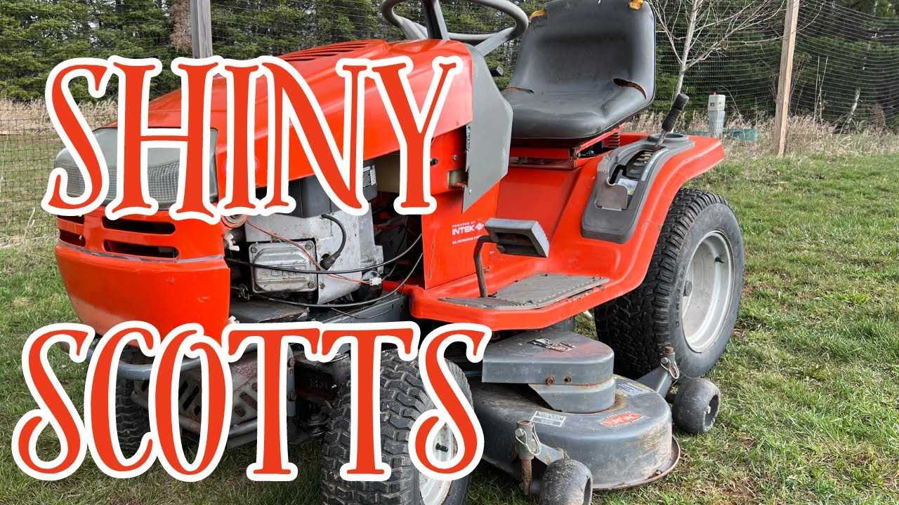 scotts riding lawn mower parts diagram