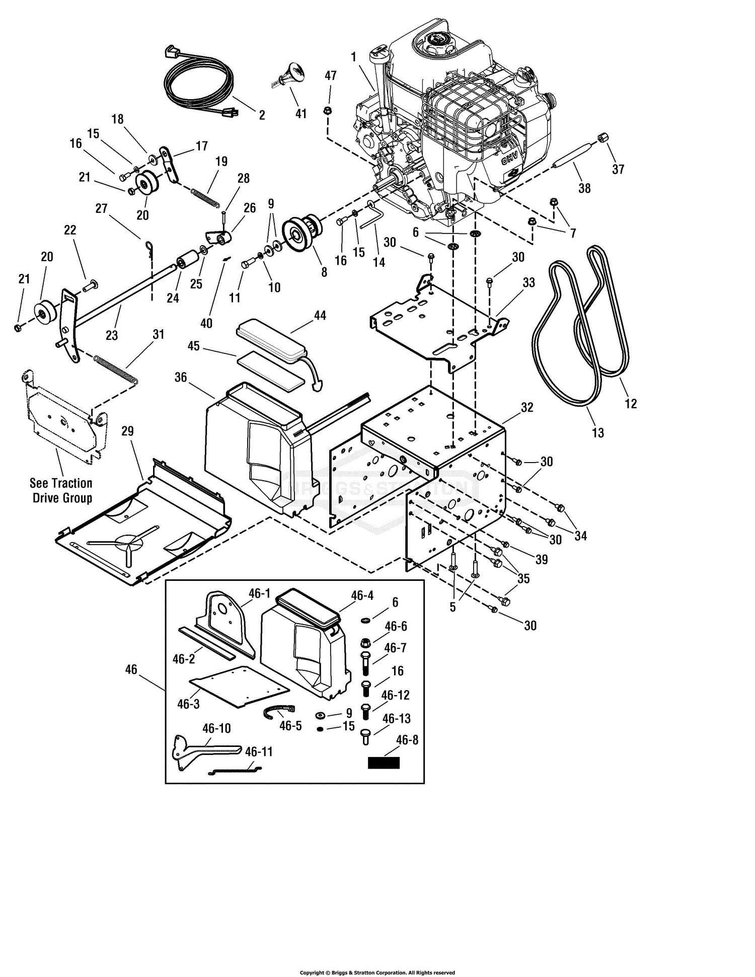 sears craftsman snowblower parts diagram