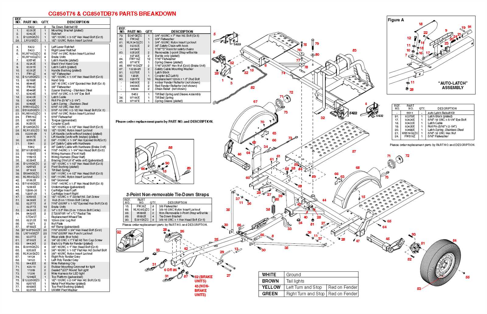 seitech dolly parts diagram