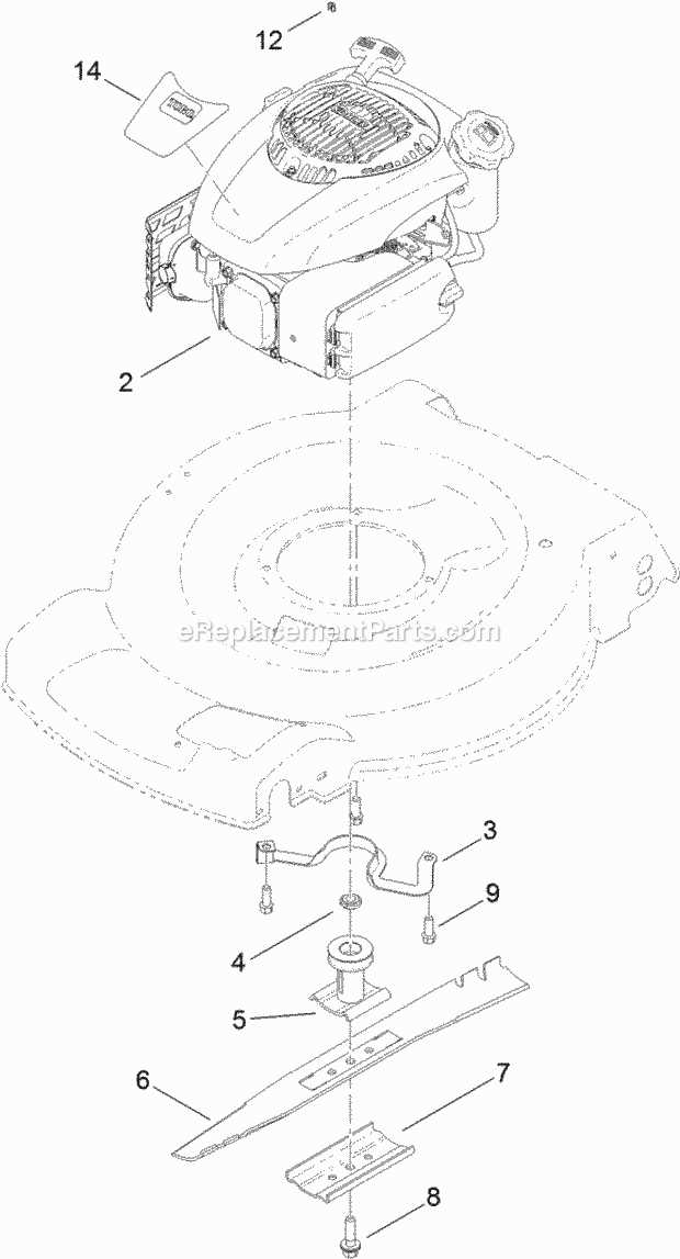 self propelled mower toro recycler parts diagram