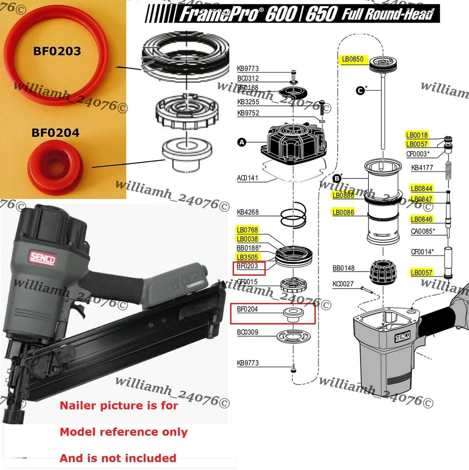 senco sks parts diagram