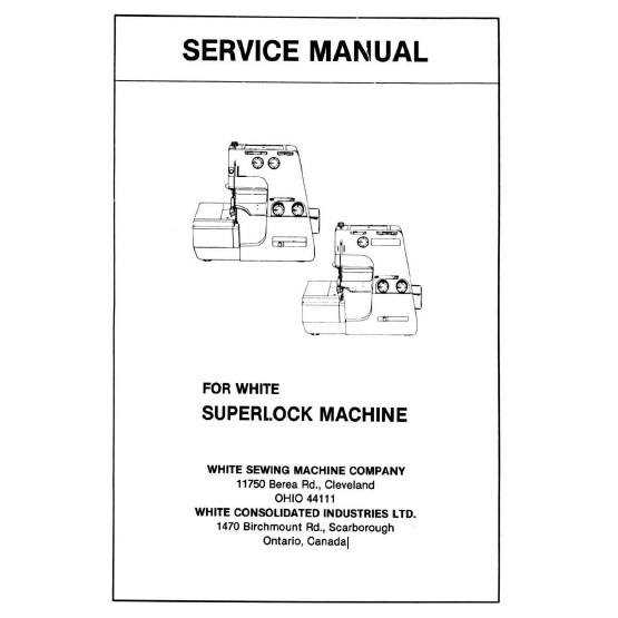 serger parts diagram