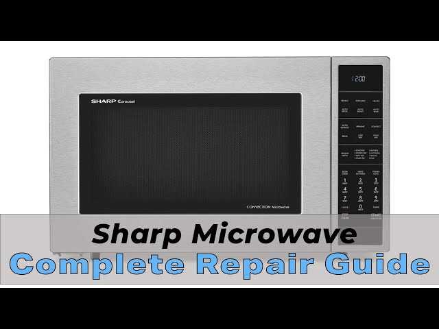 sharp carousel microwave parts diagram