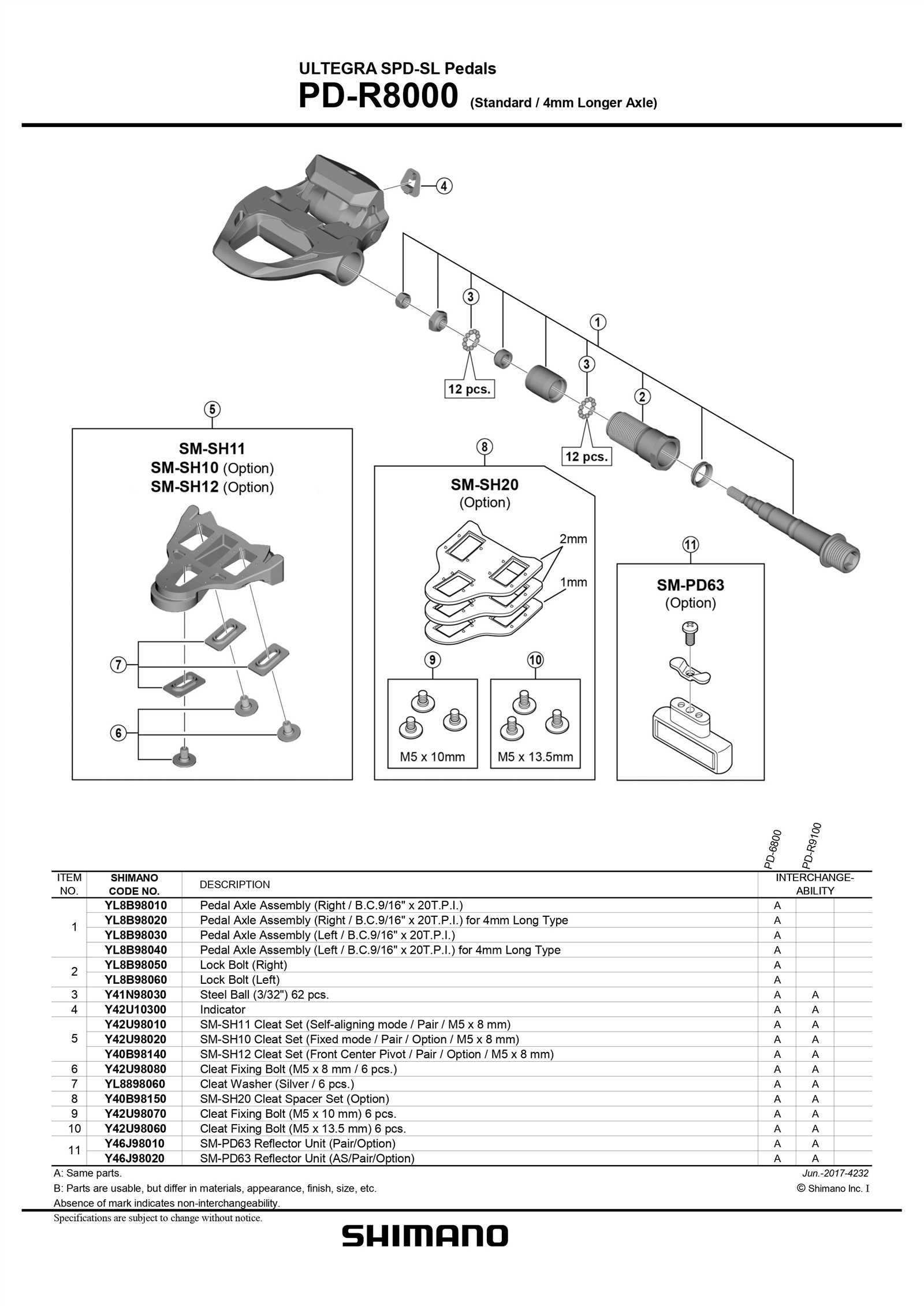 shimano ultegra parts diagram