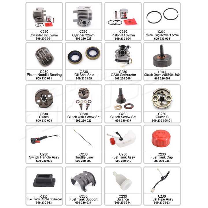 shindaiwa s230 parts diagram