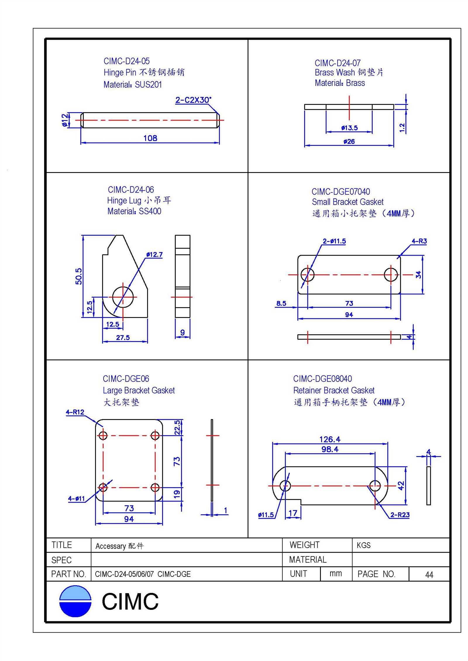 shipping container parts diagram