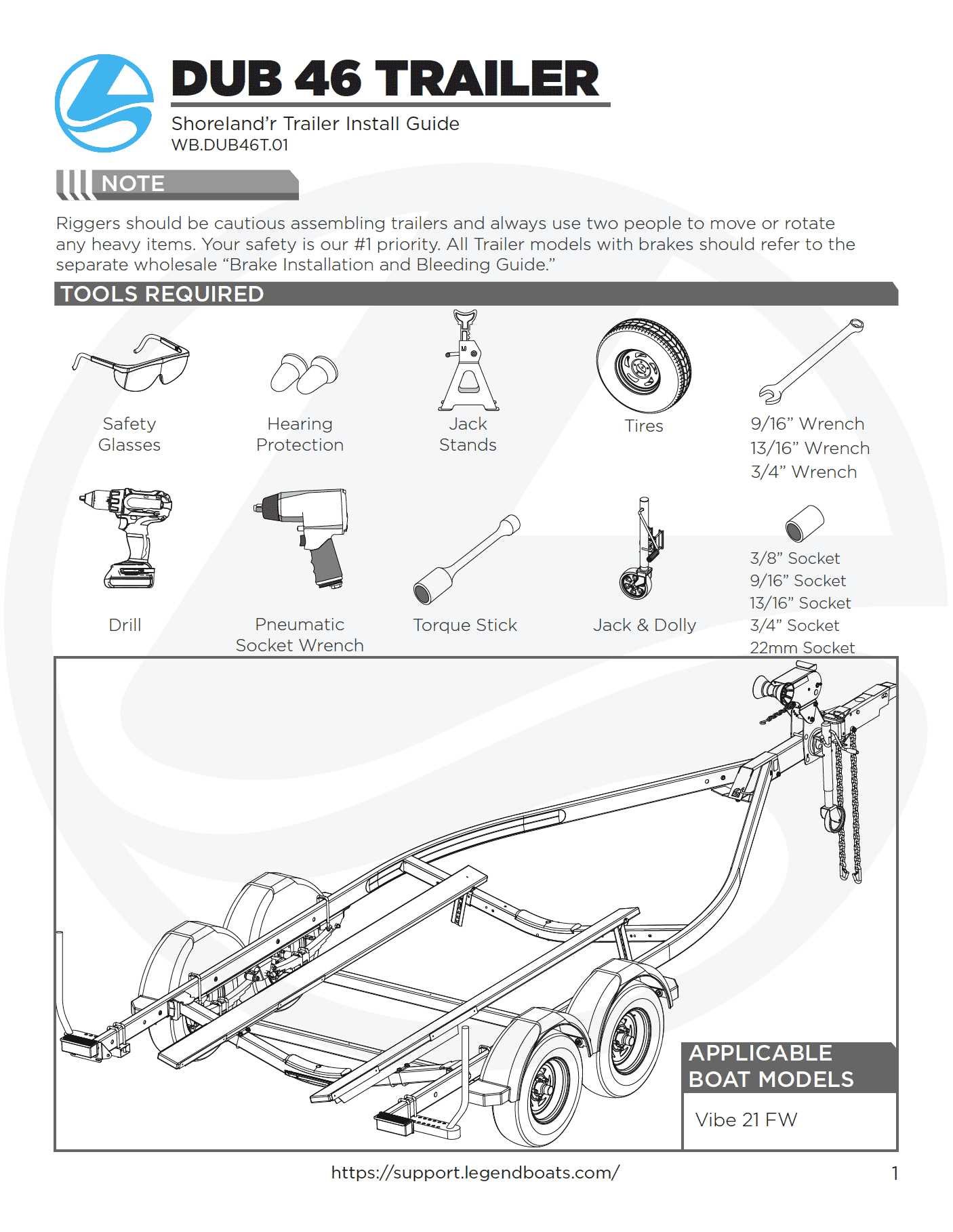 shorelander trailer parts diagram