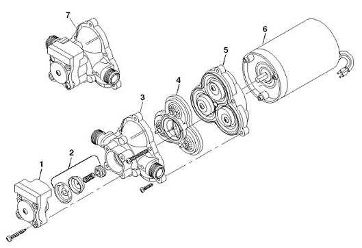 shurflo pump parts diagram