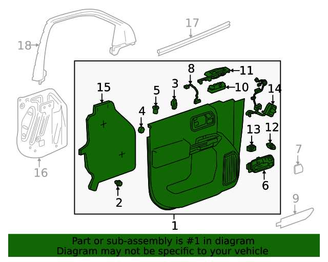 silverado interior parts diagram