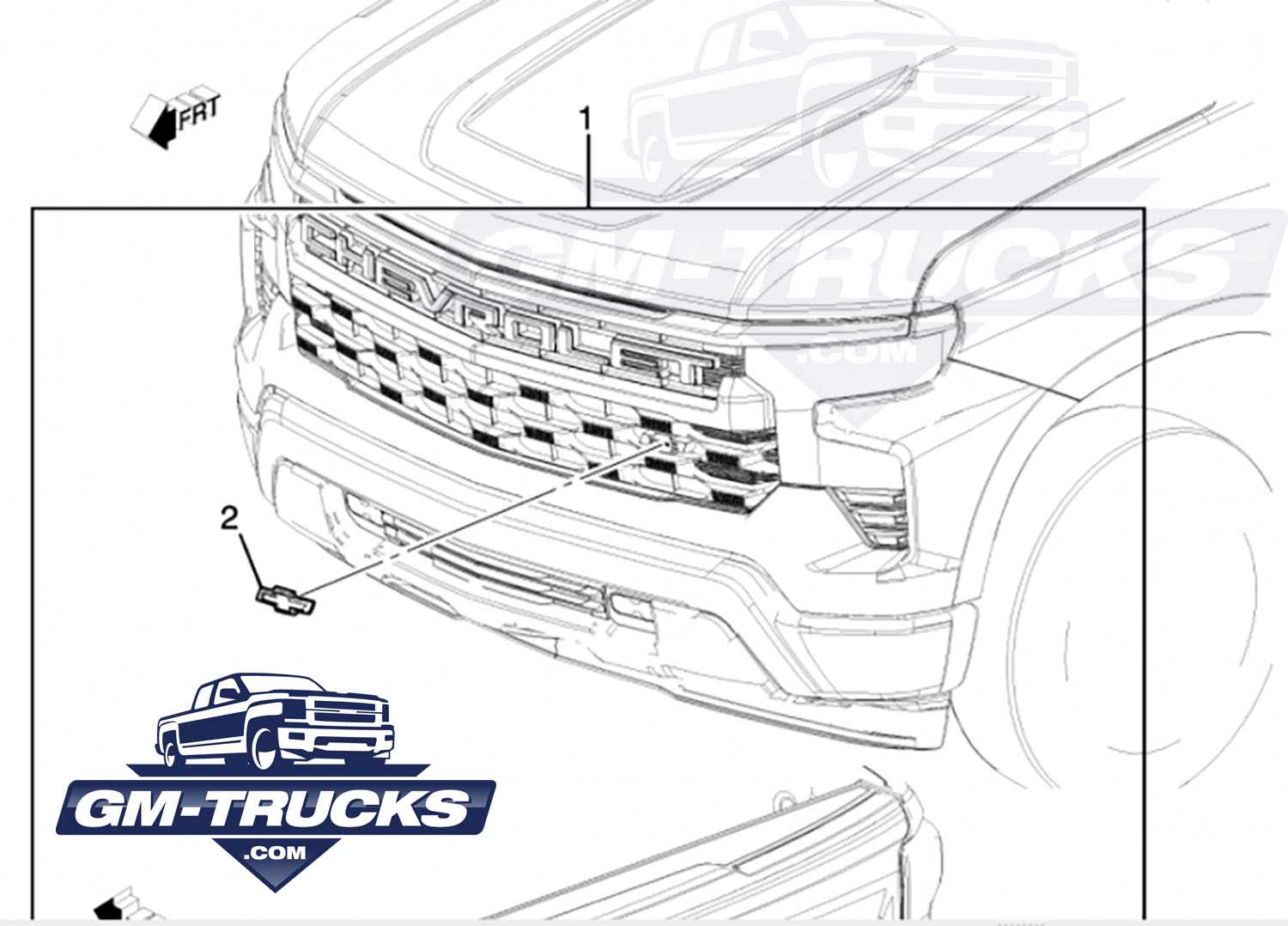 silverado interior parts diagram