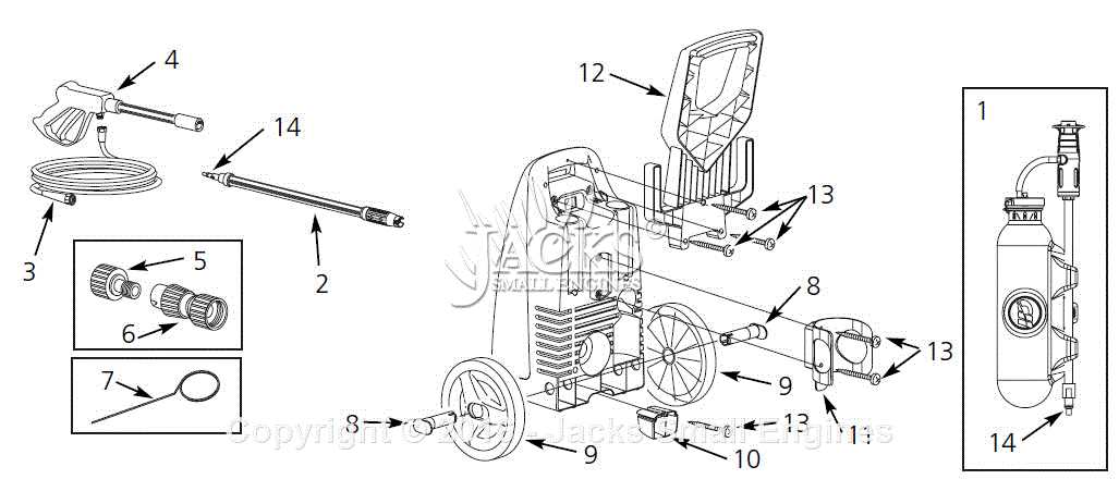 simoniz 1700 pressure washer parts diagram