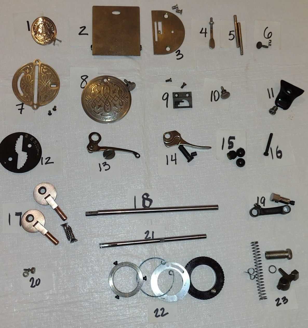 singer 201 parts diagram