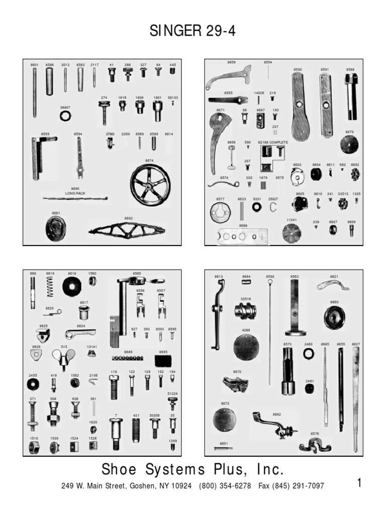 singer 301 parts diagram