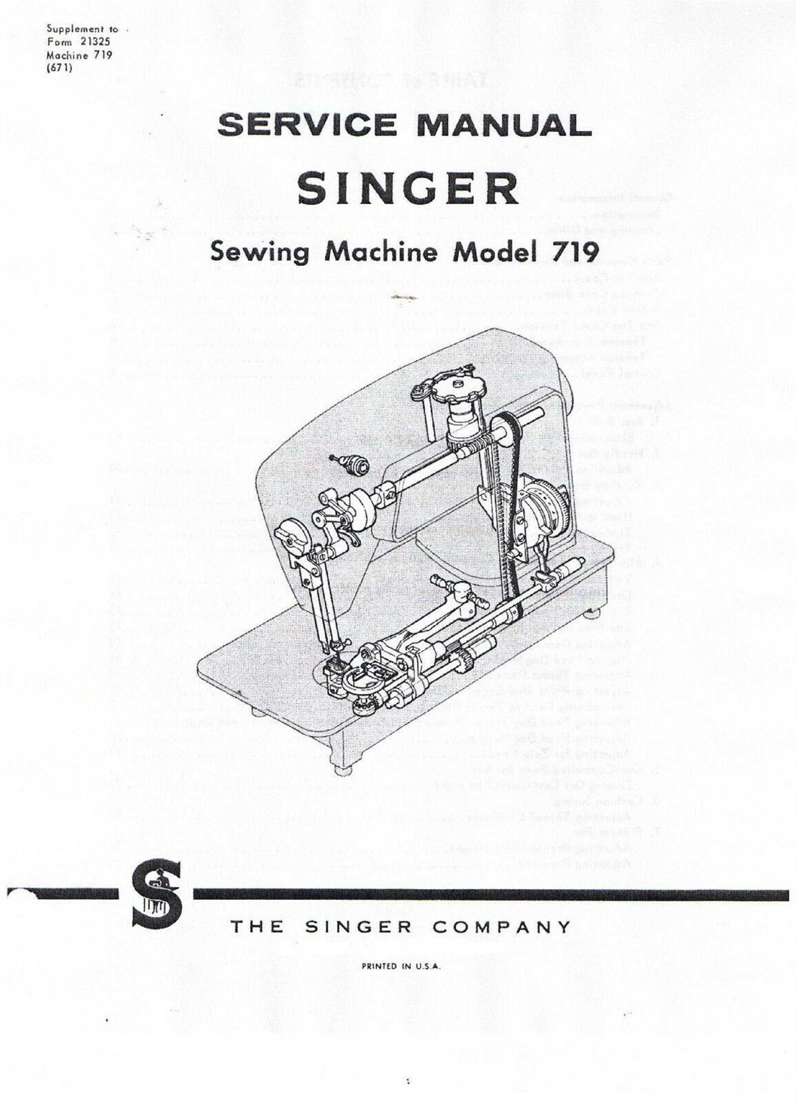 singer 6212c parts diagram