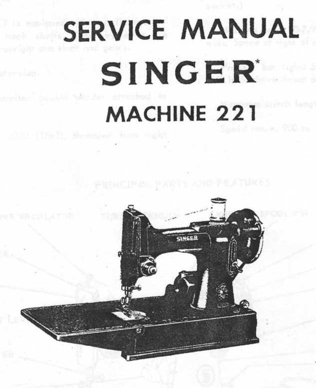 singer featherweight parts diagram