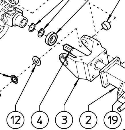 sitrex st520 tedder parts diagram