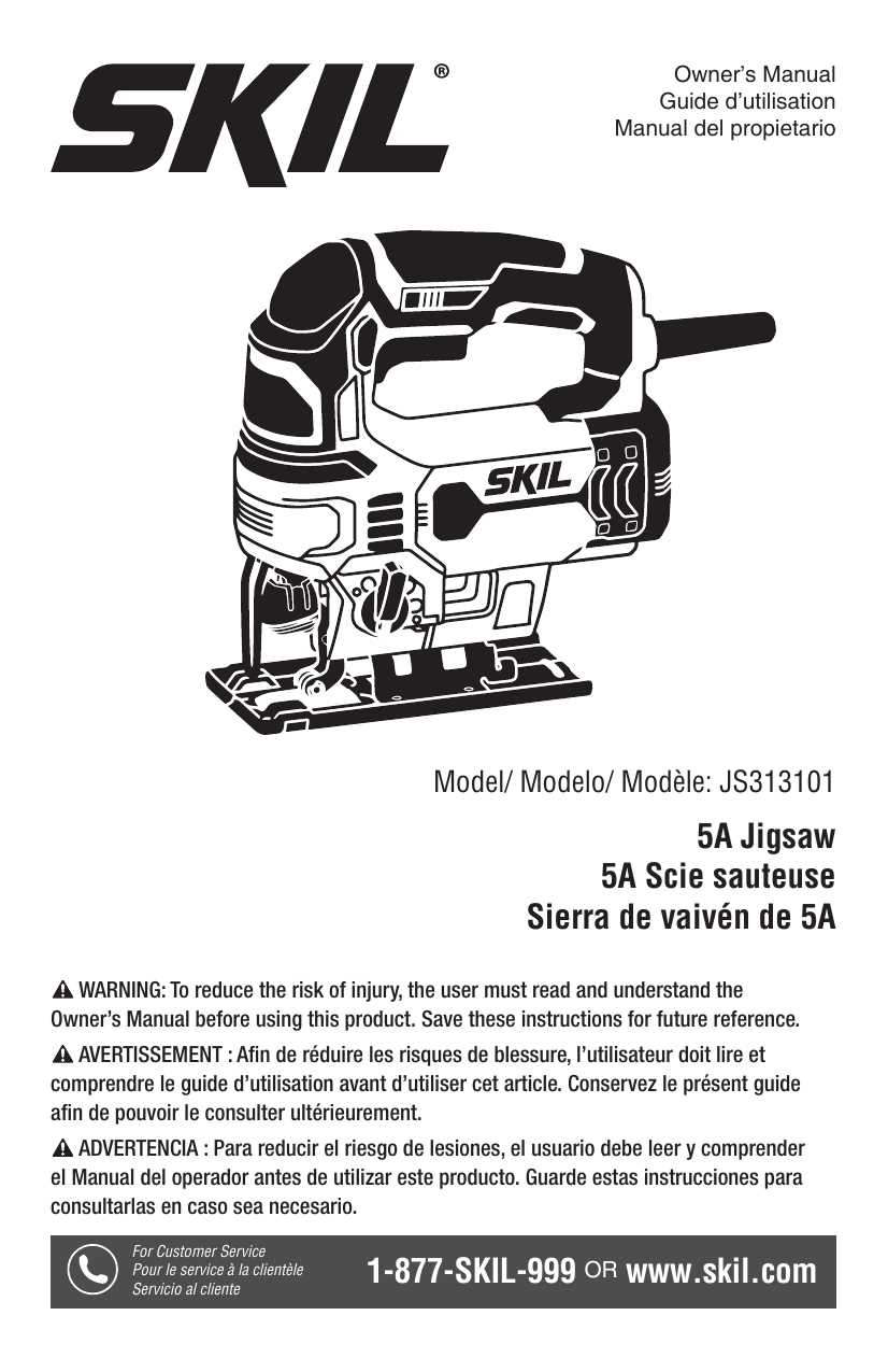 skil 4580 jigsaw parts diagram