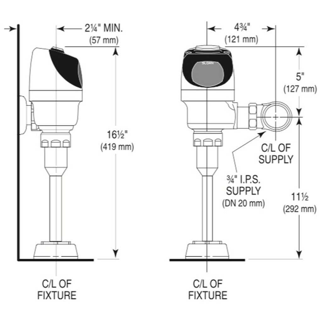 sloan regal parts diagram