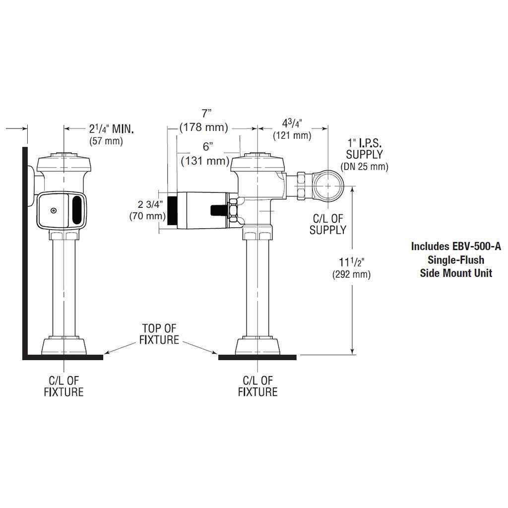 sloan royal flushometer parts diagram