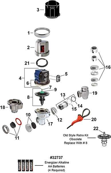 sloan royal parts diagram