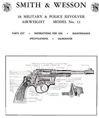 smith wesson revolver parts diagram