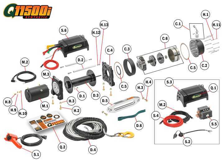 smittybilt winch parts diagram